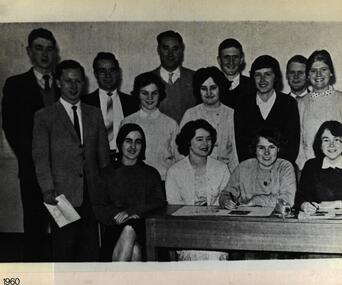 Photograph - Photograph - Black and White, Ballarat Teachers' College: Publications Committee for Student Magazine, 1960, 1960