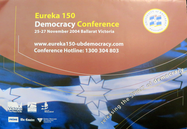 Pamphlet - Brochure, Eureka 150 Democracy Conference Registration Brochure, 2004