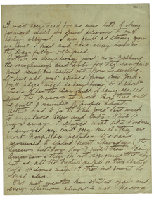Correspondence, La Batavia letter from Annie Martell to Florrie Martell, 1900, 1900