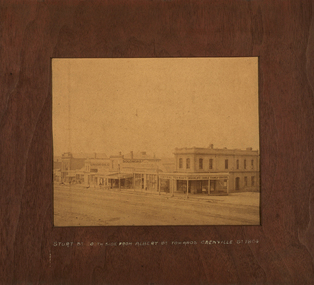 Photograph, Sturt Street, Ballarat from Albert Street, 1864