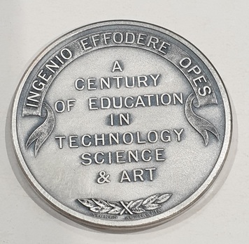 Silver medallion