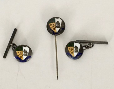 Costume Accessories, Ballarat School of Mines stickpin and cufflinks