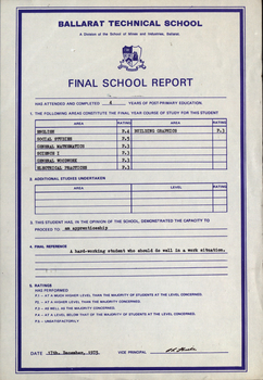 Printed form
