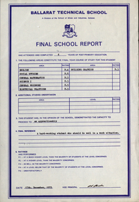 Printed form
