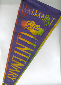 Flag, Ballarat Gold Centenary Pennant, 1951, 1951