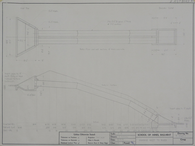 Student's Technical Drawing, Engineering Drawings, 1971