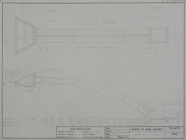 Student's Technical Drawing, Engineering Drawings, 1971, 1971