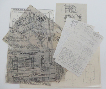 Drawing, Engineering drawings, 1950 - 1970s