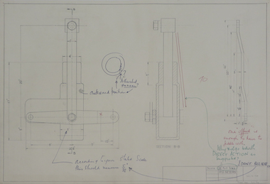 Drawing - Student's Technical Drawing, Technical drawing, 1964