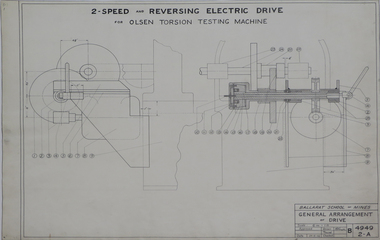 Student's Technical Drawings, Technical Drawing, 1942