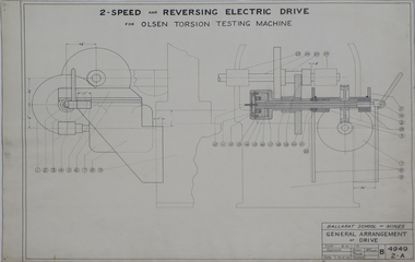 Student's Technical Drawings, Technical Drawing, 1942