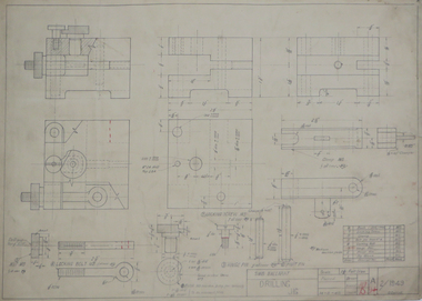 Student's Technical Drawing, Technical drawing, 1949