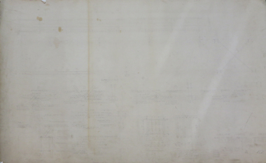 Technical Drawing, Drawing of a Bridge Structure, 1924