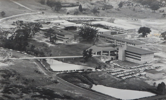 Ballarat College of Advanced Education, Aerial view of the Mt Helen campus from the north 