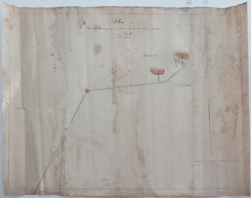 Plan, Shewing the workings of the Kuboid Quartz Gold Mining Company, Sulky Gully, not dated
