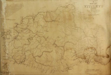 Map, Plan showing Locality of Reported Gold Find District of Tavula, 1935