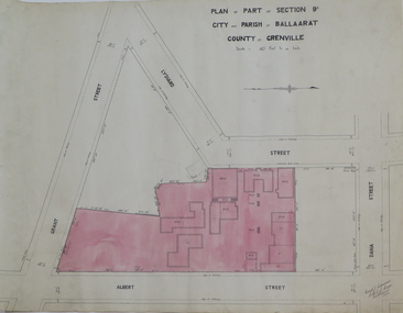 Plan, Plan of Part of Section 9A City and Parish of Ballarat, 1933