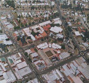 Photograph, Aerial view of the Ballarat School of Mines Lydiard Street Campus
