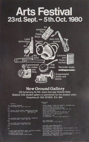 Poster, Arts Festival 23rd. Sept. - 5th. Oct. 1980, 1980