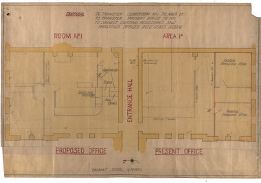 Ballarat School of Mines Administration Building Proposal, 1948