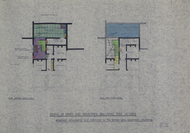 Plans, Preliminary Measured Drawings of the Former Gaol Governor's Residence Lydiard St, 1977