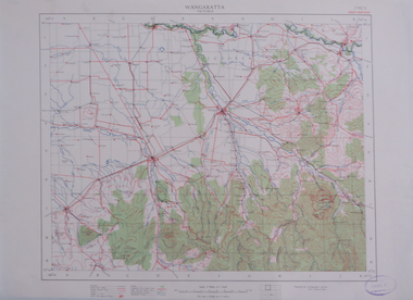 Map, Wangaratta, not dated