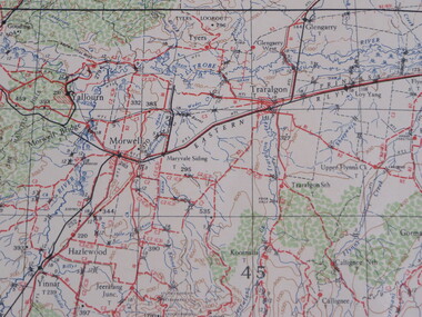 Map, Warragul, 1942, not dated