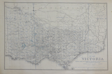 Map, Key Map of Victoria, 1917, 13/12/1917
