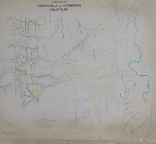 Plan, Sketch Map of Tarnagulla and Newbridge Goldfields, 1979