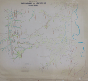 Plan, Sketch Map of Tarnagulla and Newbridge Goldfields, 1979, 1979