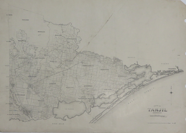 Map, County of Tanjil, 23/11/1906