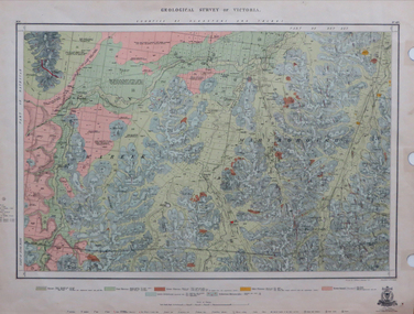 Map, Geological Survey of Victoria, 1913