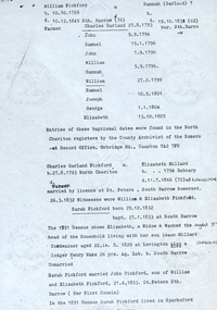 Document - Documents, Pickford Family from 1769