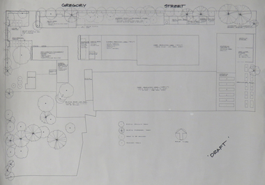 Plan, Ballarat School of Mines Horticulture Centre, Gregory St, Ballarat