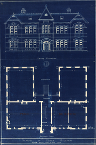 Plan, Ballarat School of Mines New Classroom, c1899, c1897