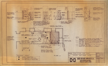 Plan, Ballarat School of Mines Additional Toilet/Shower Facility, 1985, 11/1985