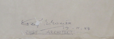 Plan, Ballarat School of Mines New Workshops, 1944, 17/11/1944