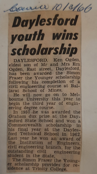 Newspaper clipping