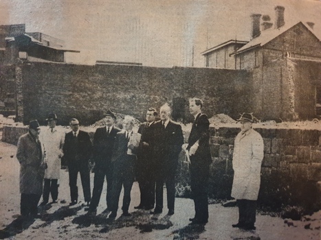 Nine men at the Ballarat Gaol
