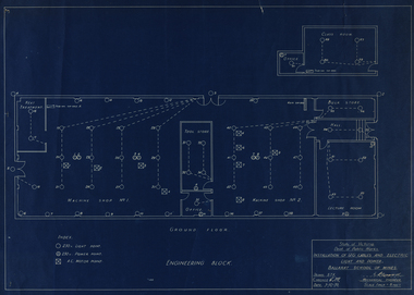 Plan, Ballarat School of Mines Engineering Block, 1939, 03/10/1939