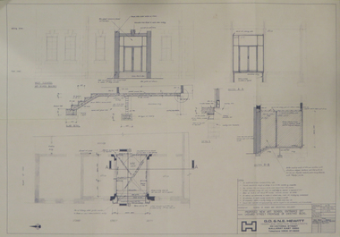 Plan, Proposed New Art School Entrance off Lydiard Street Frontage of Existing Building, 1979
