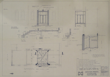 Plan, Proposed New Art School Entrance off Lydiard Street Frontage of Existing Building, 1979, 1979