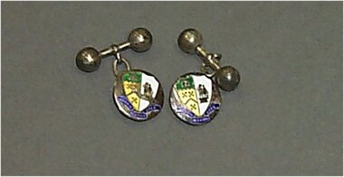 Accessory - Object, School of Mines Ballarat Cuff Links, c1920s