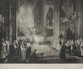 Image, The Jubilee Celebration in Westminster Abbey, June 21st 1887, 01/09/1890