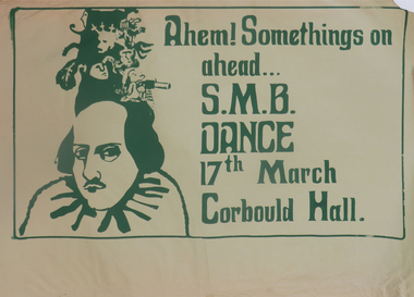 Poster, Ballarat School of Mines Dance, 1969