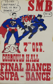 Poster, Ballarat School of Mines Dance, 1966