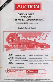 Document - Real Estate Flyers, J. Chatham, Daunt Pty. Ltd, Various years