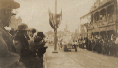 Photograph - Black and White, World War One Soldiers Return to Ballarat, 1919, c1919