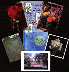 Correspondence, Chatham-Holmes Collection: Mary Elizabeth Chatham: Cards received for various occasions