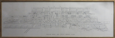Plan, Crushing Works, Port Phillip Company